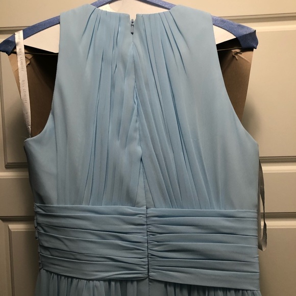 BLUE Bill Levkoff bridesmaid dress - Picture 4 of 6